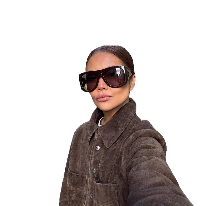 Damernas Fashionabla Mockajacka med praktiska Lågfickor Mirla-Eva Jonsson