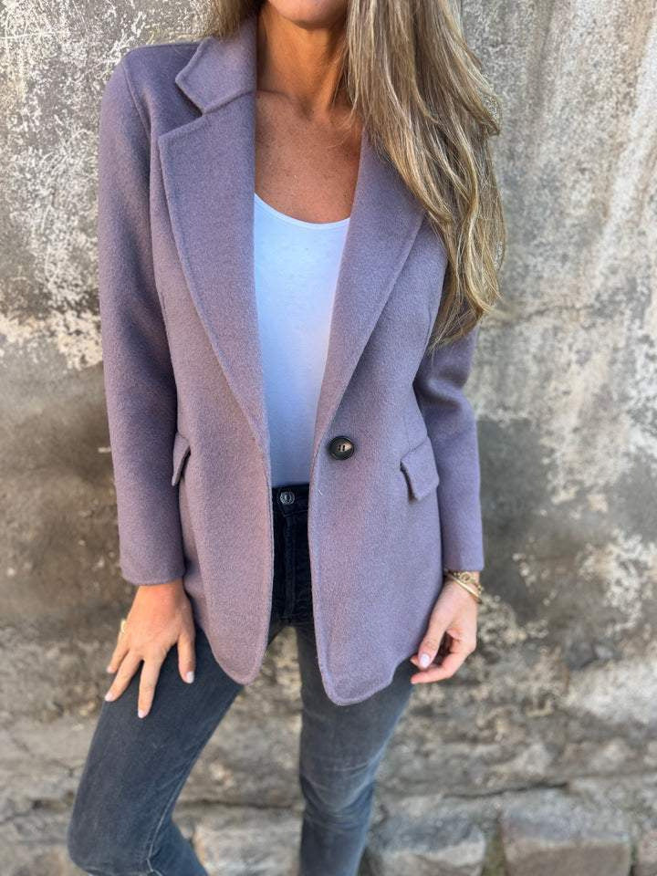 Damernas Feminina Randig Blazer Eva Jonsson-Eva Jonsson