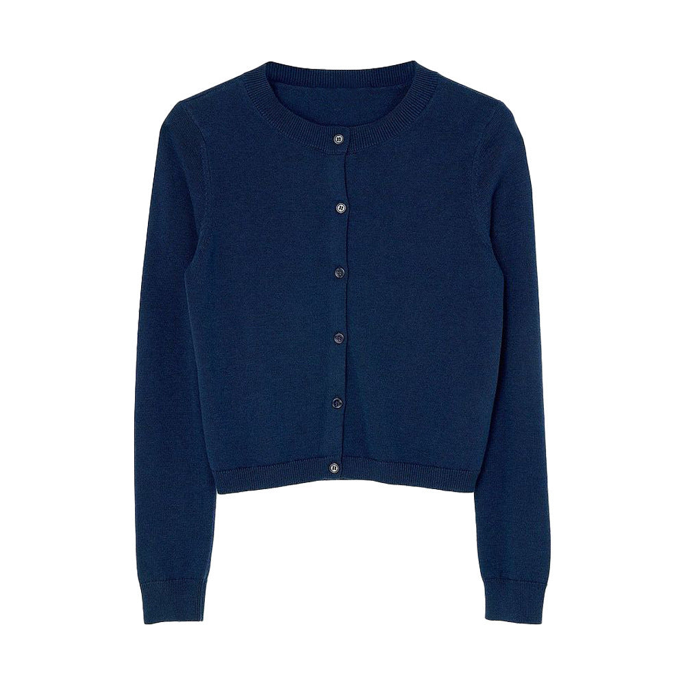 Damernas Fin Stickad Cardigan med Knapplås Mirla-Eva Jonsson