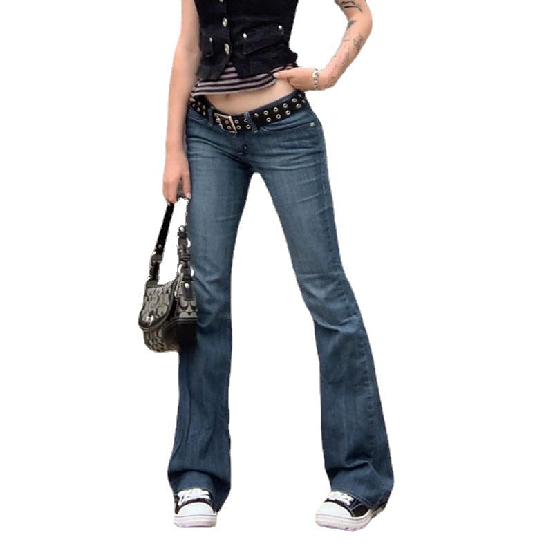 Damernas Flared Jeans i Vintage-stil Mirla-Eva Jonsson