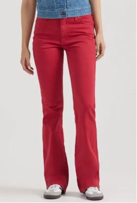 Damernas Flared Jeans med vertikala ränder och hög midja Mirla-Eva Jonsson