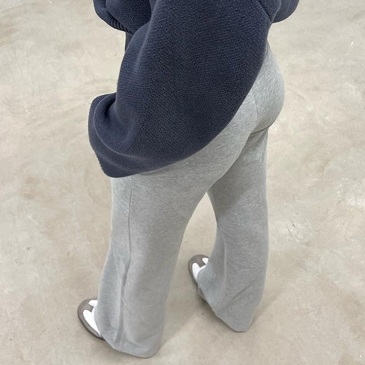 Damernas Flared Sweatpants med elastisk midja och justerbar dragsko Mirla-Eva Jonsson