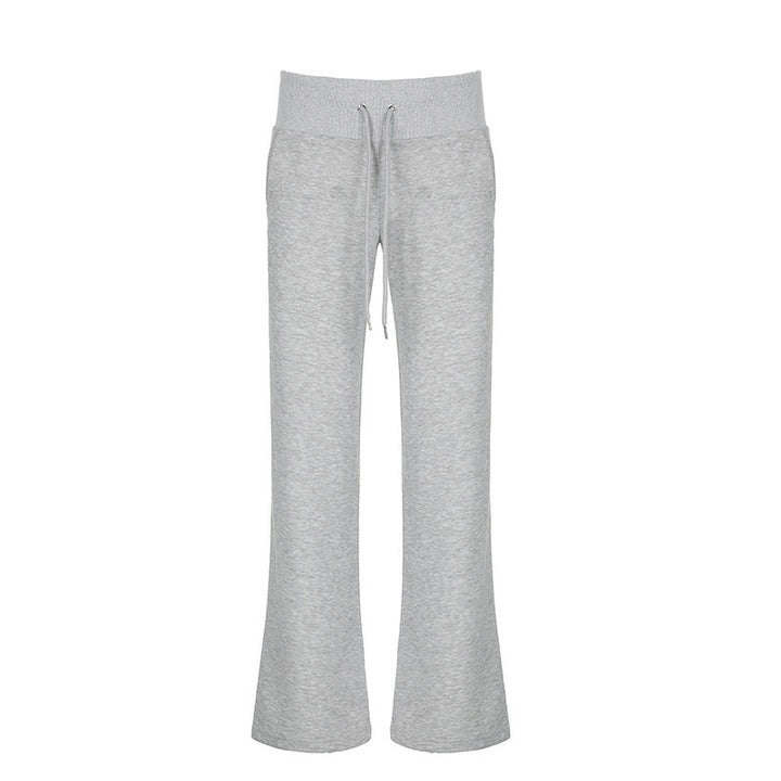 Damernas Flared Sweatpants med elastisk midja och justerbar dragsko Mirla-Eva Jonsson