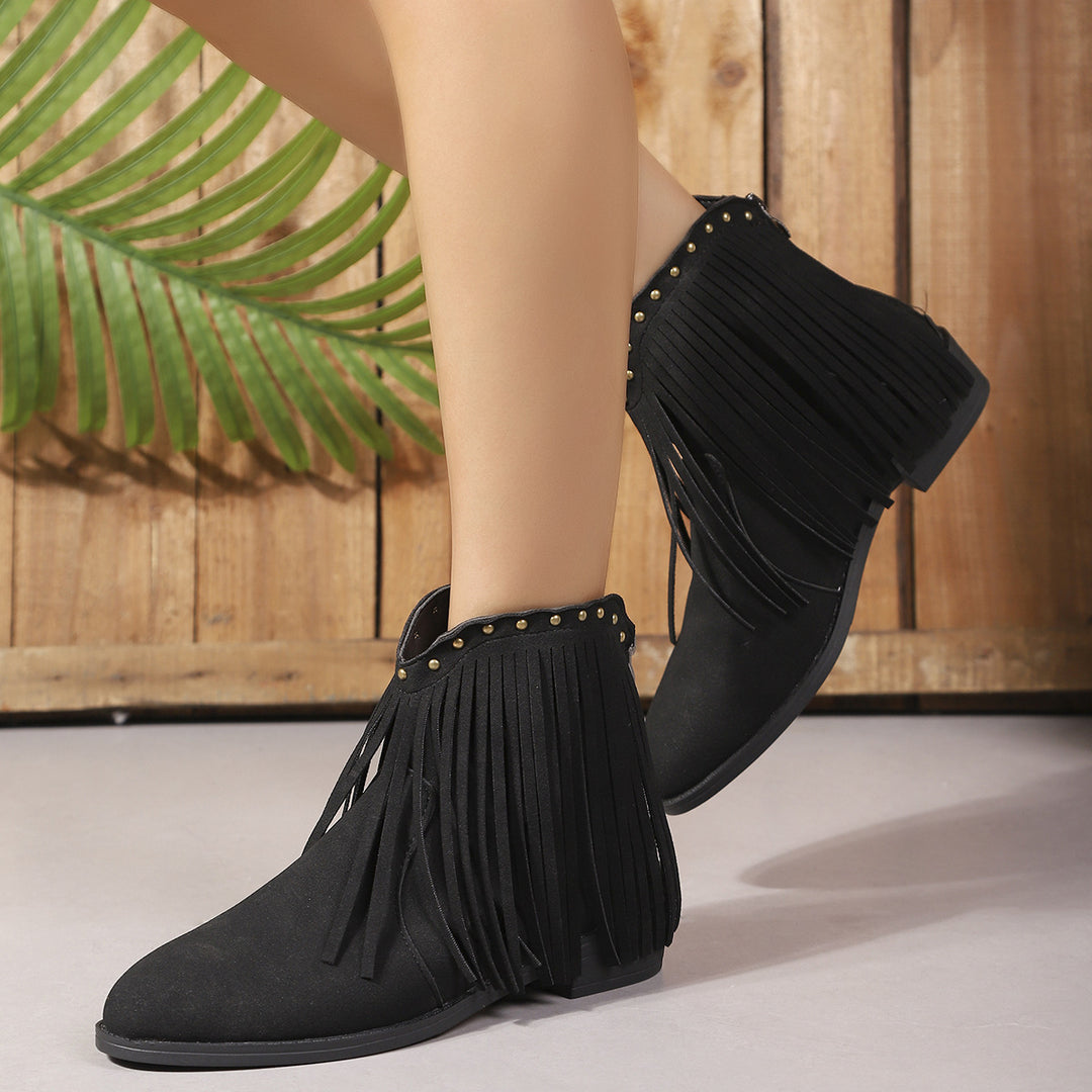 Damernas Fransen Stiefeletten Mirla 1762517265-Eva Jonsson