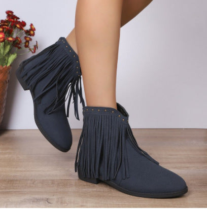 Damernas Fransen Stiefeletten Mirla 1762517265-Eva Jonsson