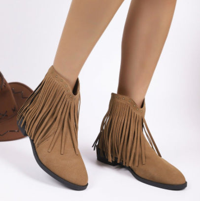 Damernas Fransen Stiefeletten Mirla 1762517265-Eva Jonsson