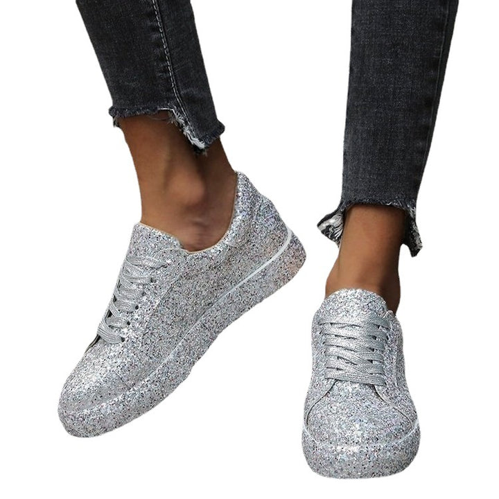 Damernas Glittrande Vardagssneakers med stödjande Foder Mirla-Eva Jonsson