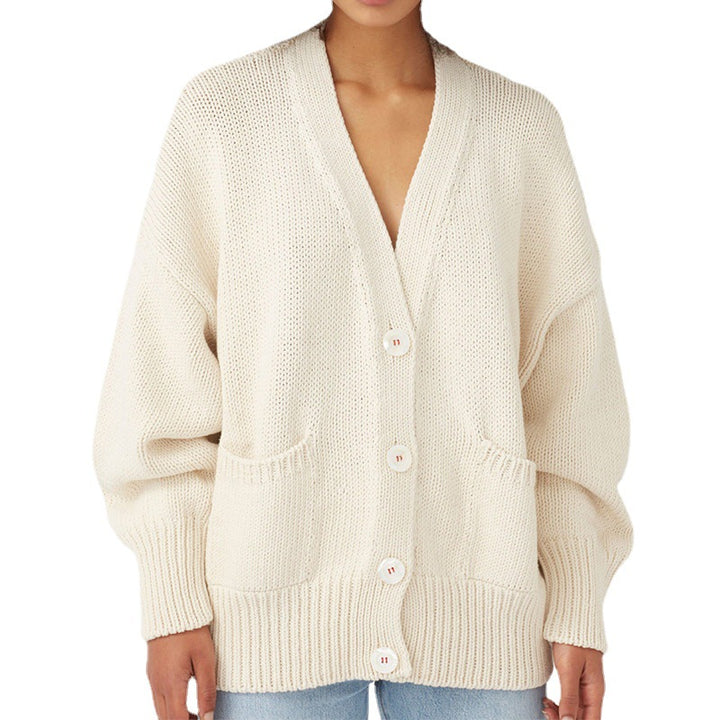 Damernas Grovstickad cardigan Mirla-Eva Jonsson
