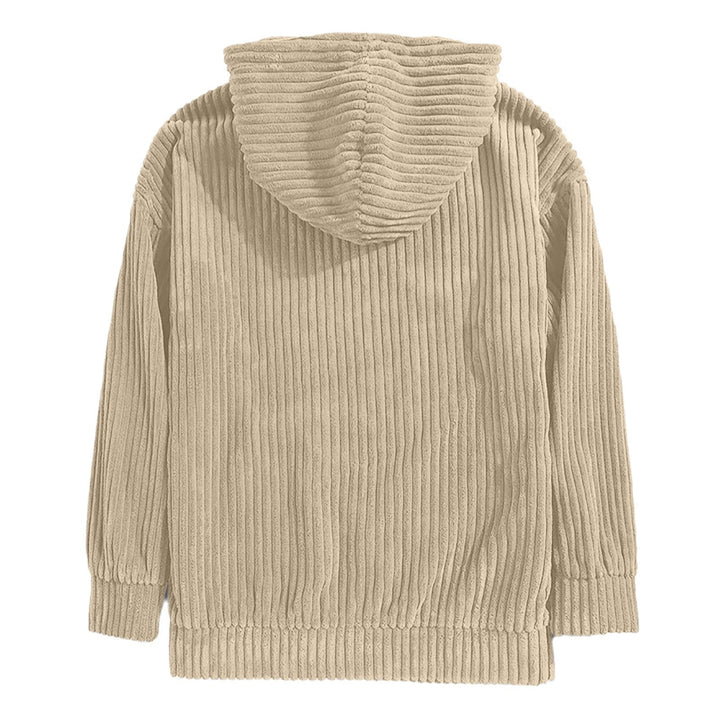 Damernas Grovt stickad Hoodie Eva Jonsson-Eva Jonsson
