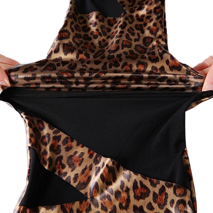 Damernas Högt utvecklade leggings med djurmönster och transparenta insatser Mirla-Eva Jonsson