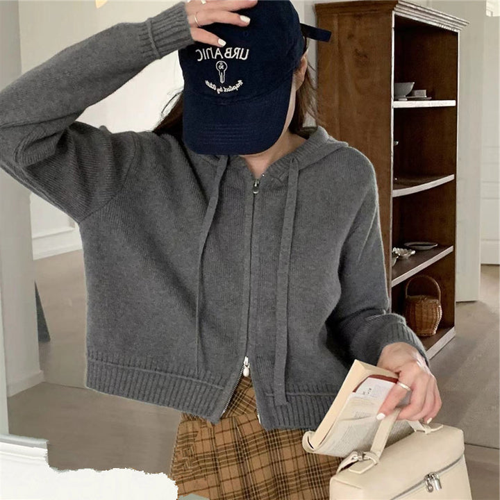 Damernas Hoodie-jacka med dragkedja och avslappnad passform Mirla-Eva Jonsson