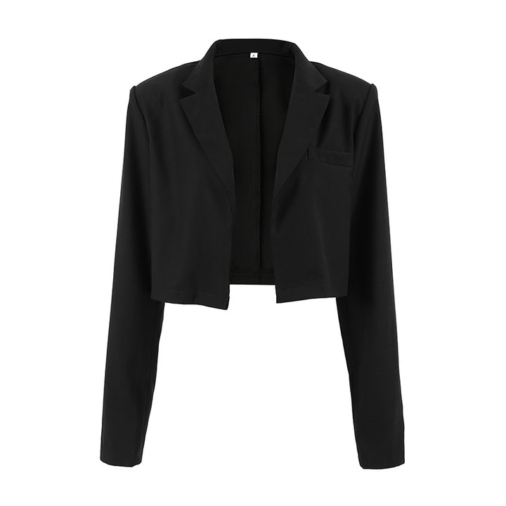 Damernas Kort Blazer med Ståkrage och Fickor Mirla-Eva Jonsson