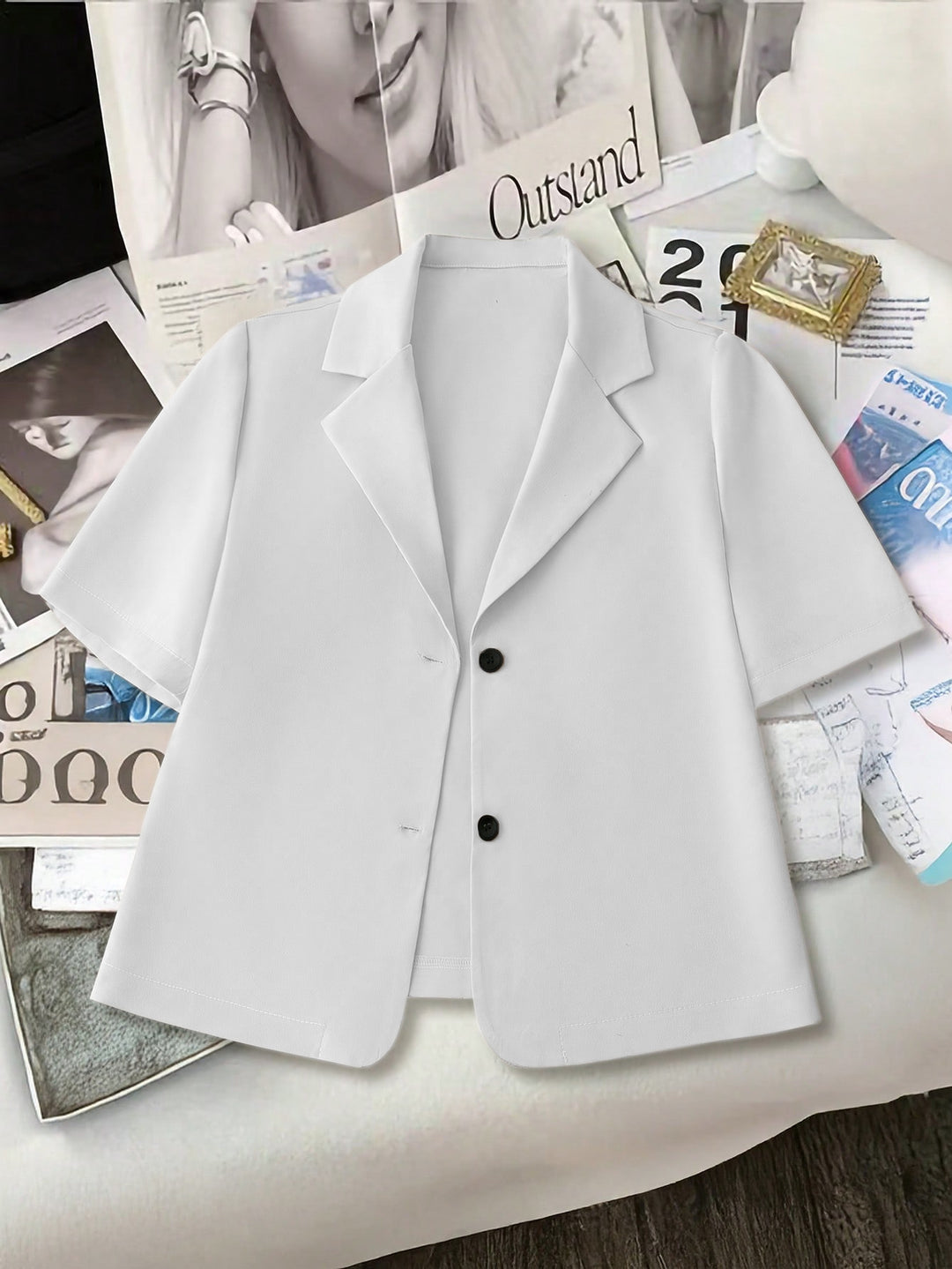 Damernas Kortärmad Blazer Mirla-Eva Jonsson
