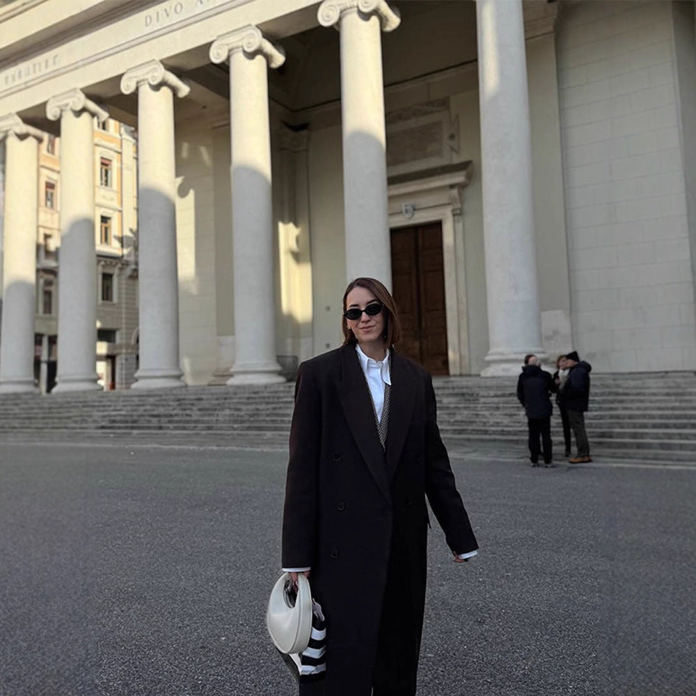 Damernas Lång Oversized Jacka Eva Jonsson-Eva Jonsson