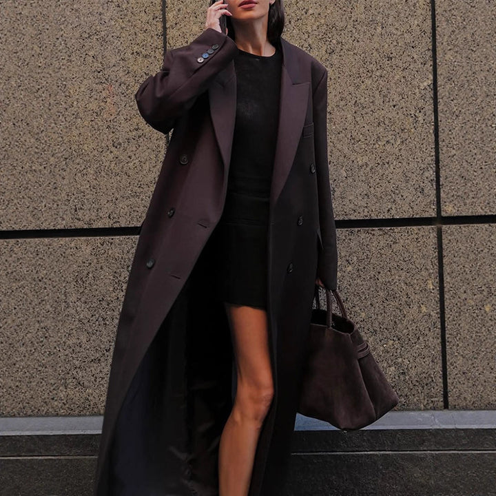 Damernas Lång Oversized Jacka Eva Jonsson-Eva Jonsson