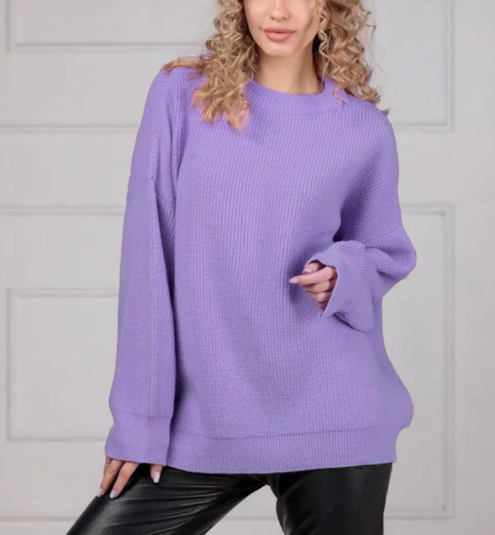 Damernas Lätt Stickad Topp Eva Jonsson-Eva Jonsson