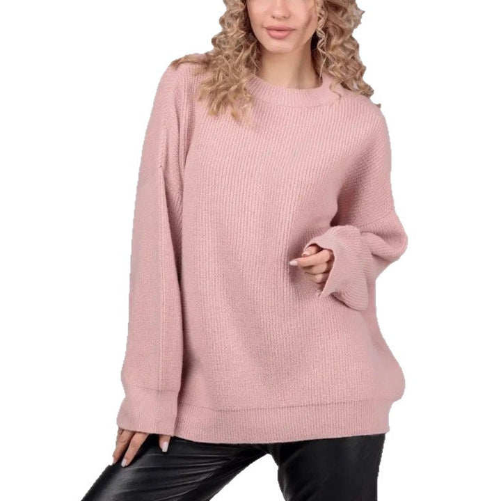 Damernas Lätt Stickad Topp Eva Jonsson-Eva Jonsson