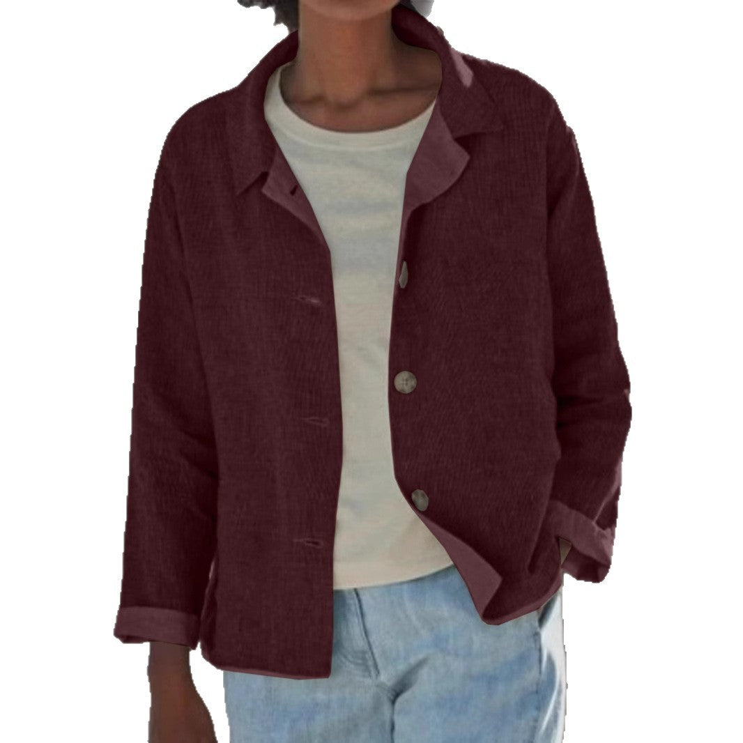 Damernas Lätt överblåsjacka med strukturerat vävmönster Eva Jonsson-Eva Jonsson