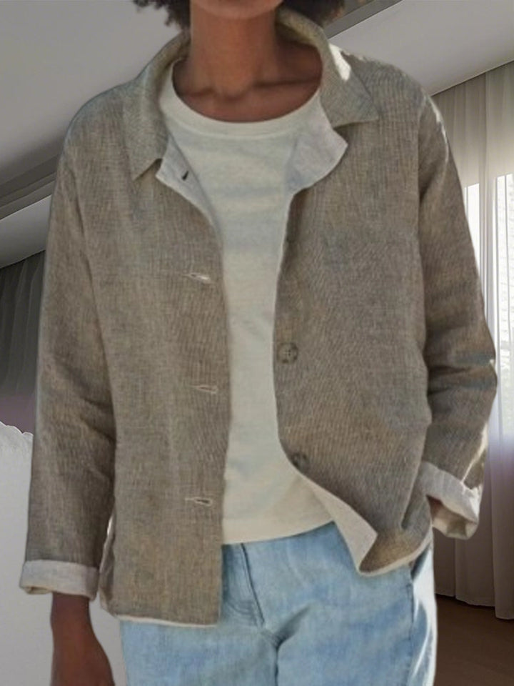 Damernas Lätt överblåsjacka med strukturerat vävmönster Eva Jonsson-Eva Jonsson