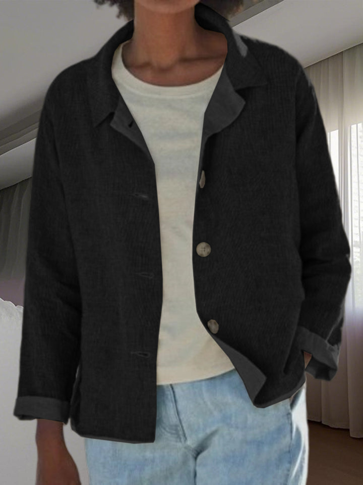 Damernas Lätt överblåsjacka med strukturerat vävmönster Eva Jonsson-Eva Jonsson