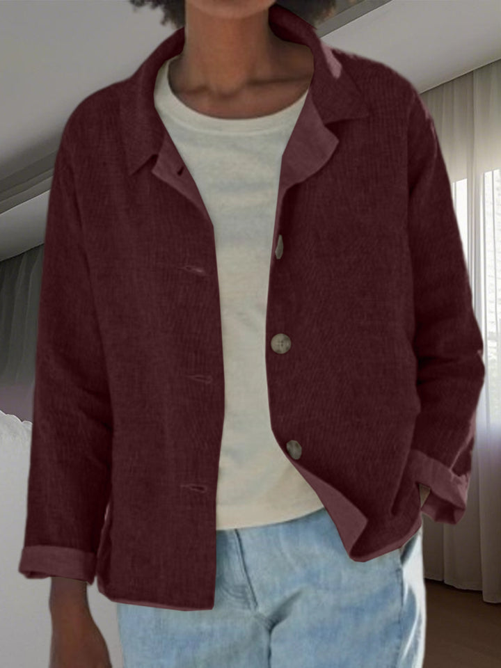 Damernas Lätt överblåsjacka med strukturerat vävmönster Eva Jonsson-Eva Jonsson