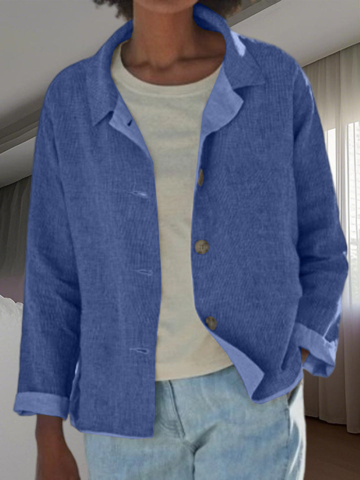 Damernas Lätt överblåsjacka med strukturerat vävmönster Eva Jonsson-Eva Jonsson