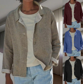 Damernas Lätt överblåsjacka med strukturerat vävmönster Eva Jonsson-Eva Jonsson