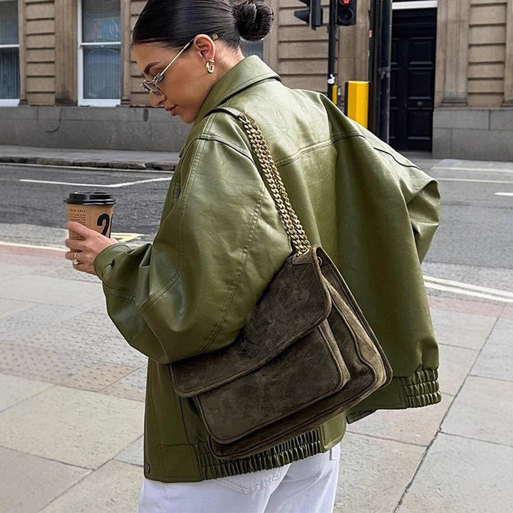 Damernas Lätt övergångsjacka med voluminösa ärmar Eva Jonsson-Eva Jonsson