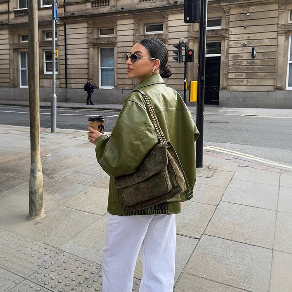 Damernas Lätt övergångsjacka med voluminösa ärmar Eva Jonsson-Eva Jonsson