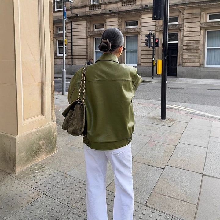 Damernas Lätt övergångsjacka med voluminösa ärmar Eva Jonsson-Eva Jonsson