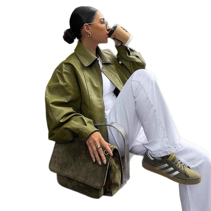 Damernas Lätt övergångsjacka med voluminösa ärmar Eva Jonsson-Eva Jonsson