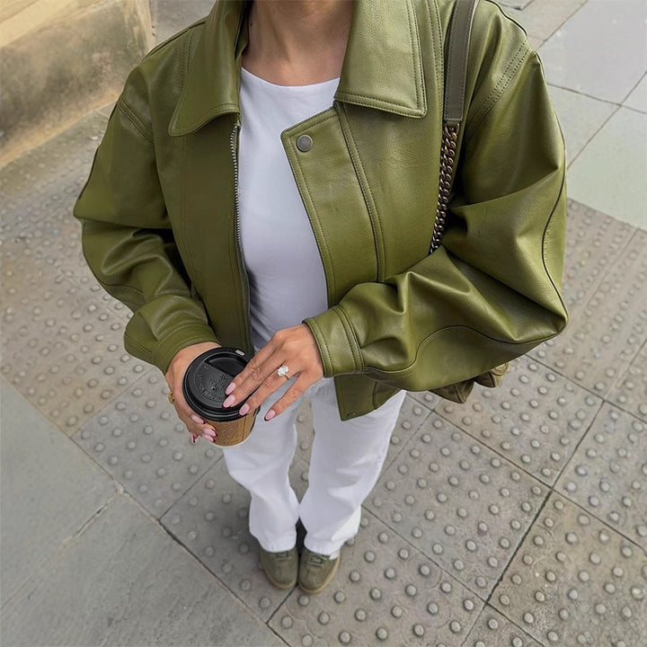 Damernas Lätt övergångsjacka med voluminösa ärmar Eva Jonsson-Eva Jonsson