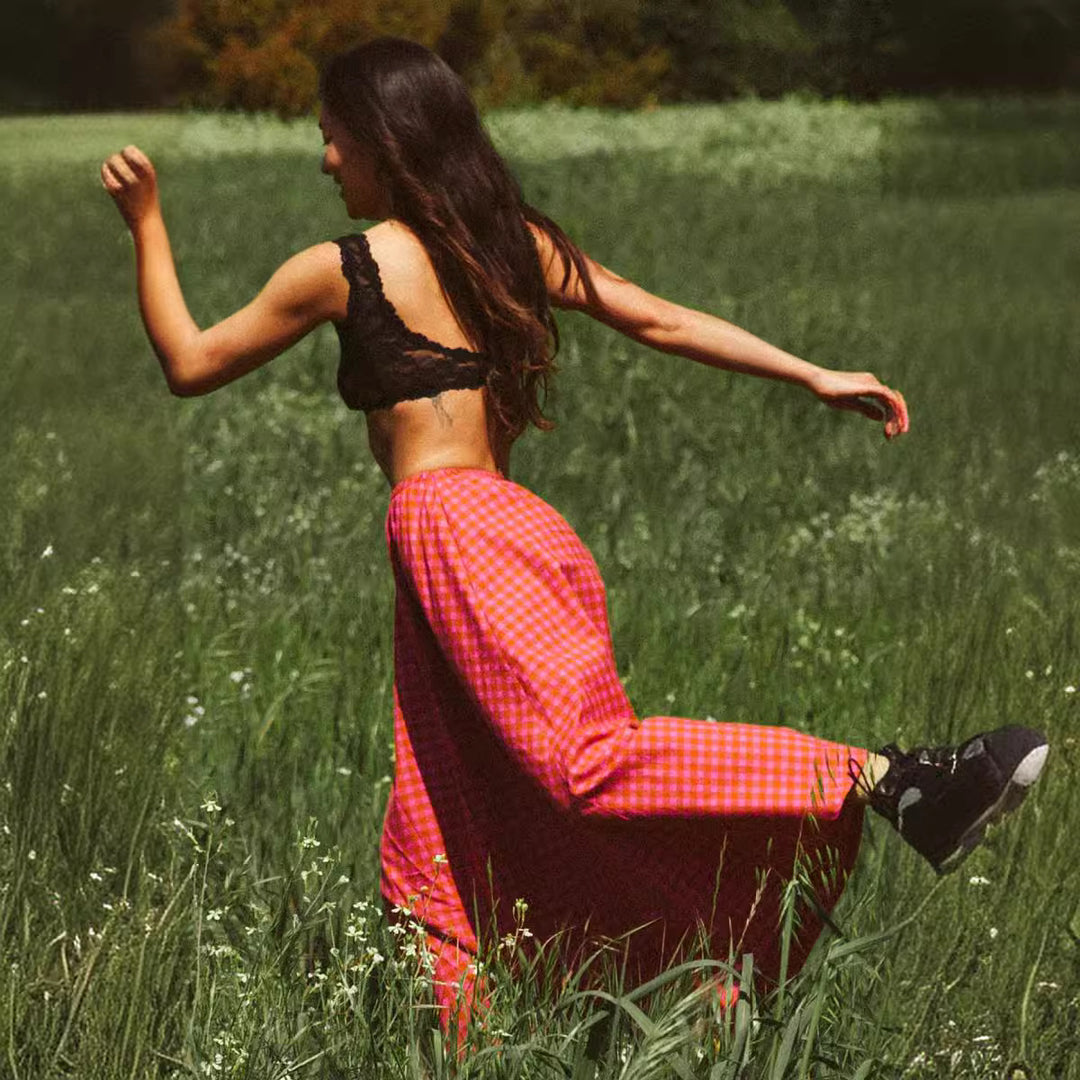 Damernas Lätt skurna Maxikjol med praktiska fickor Eva Jonsson-Eva Jonsson