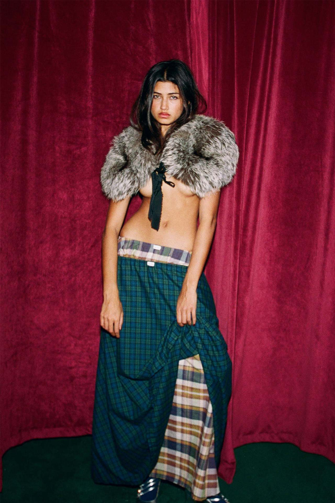 Damernas Lätt skurna Maxikjol med praktiska fickor Eva Jonsson-Eva Jonsson