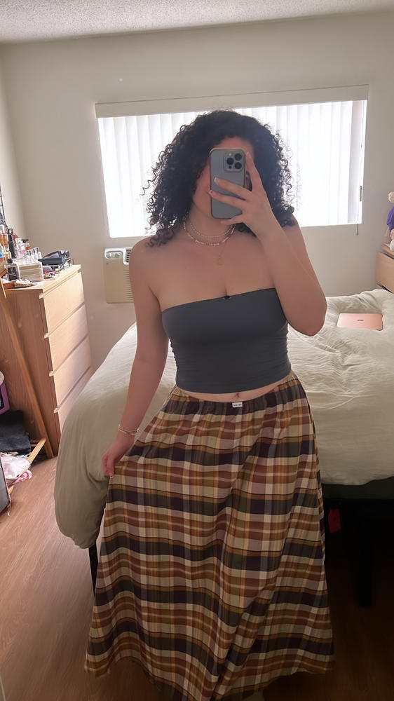 Damernas Lätt skurna Maxikjol med praktiska fickor Eva Jonsson-Eva Jonsson