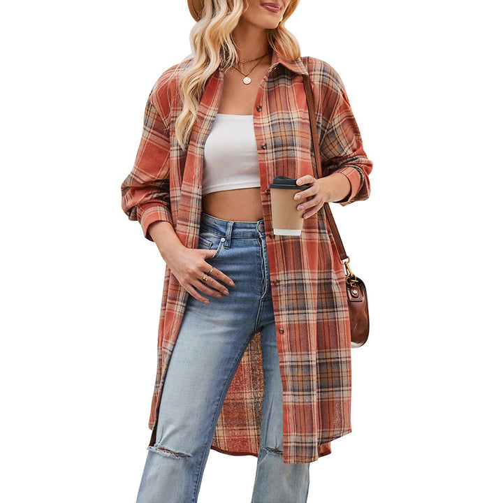 Damernas Lättsam Flanellskjortjacka i Oversized-snitt Mirla-Eva Jonsson