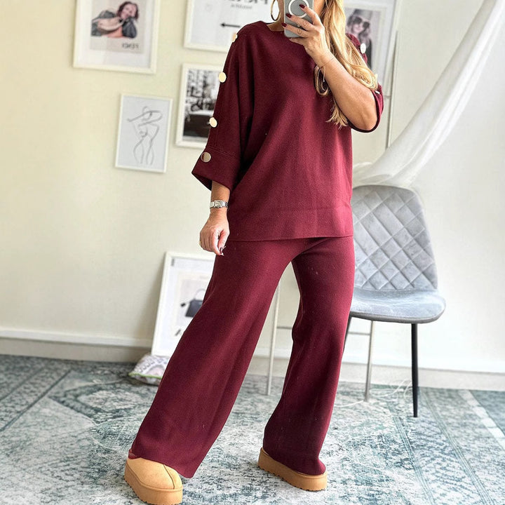 Damernas Lättsamma Lounge-set med vid passform och modulärt design Eva Jonsson-Eva Jonsson