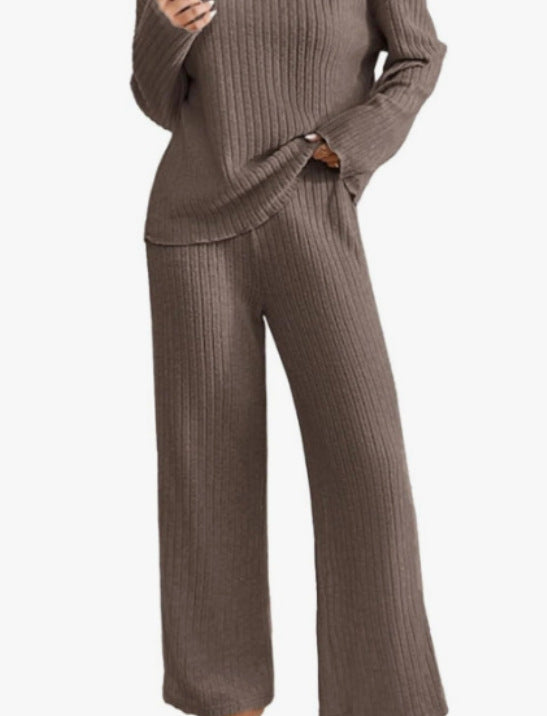 Damernas Lättstickade Loungewear-Set Eva Jonsson-Eva Jonsson