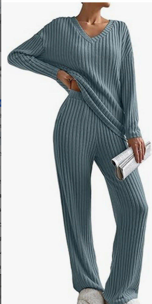 Damernas Lättstickade Loungewear-Set Mirla-Eva Jonsson