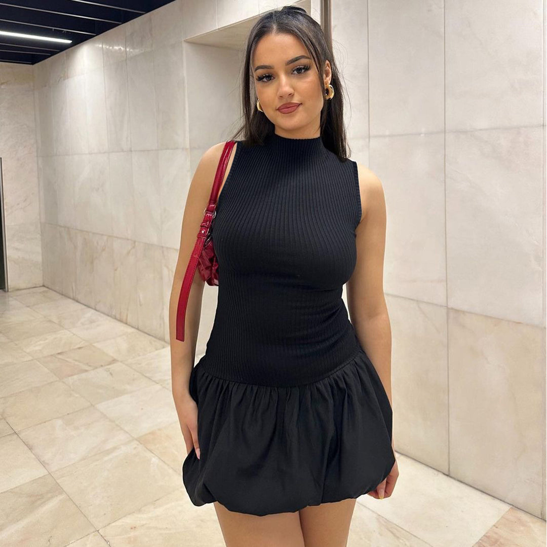 Damernas Lekfulla Miniklänning med raffinerad midjeband och stiligt snitt Eva Jonsson-Eva Jonsson