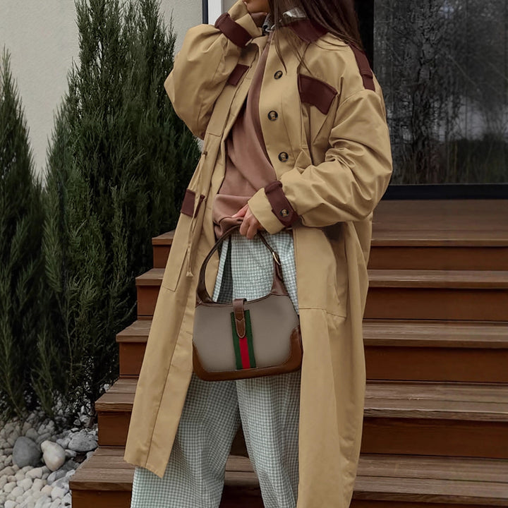 Damernas Longline Utility-jacka med praktiska fickor och justerbar midjerem Eva Jonsson-Eva Jonsson