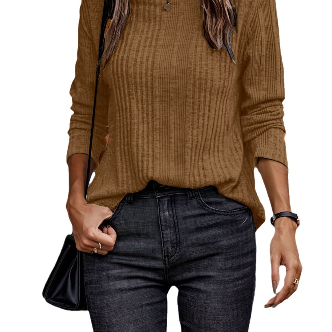 Damernas Löst Långärmad Tröja med Strukturerat Mönster Eva Jonsson-Eva Jonsson