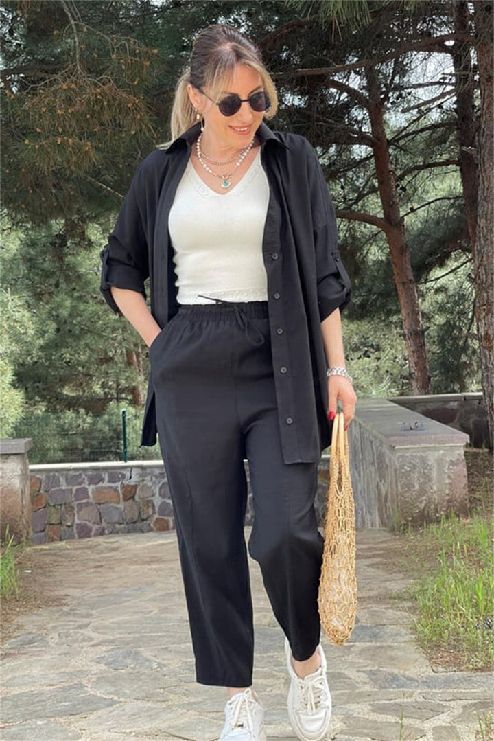 Damernas Löst Skjorta med Ståkrage Eva Jonsson-Eva Jonsson