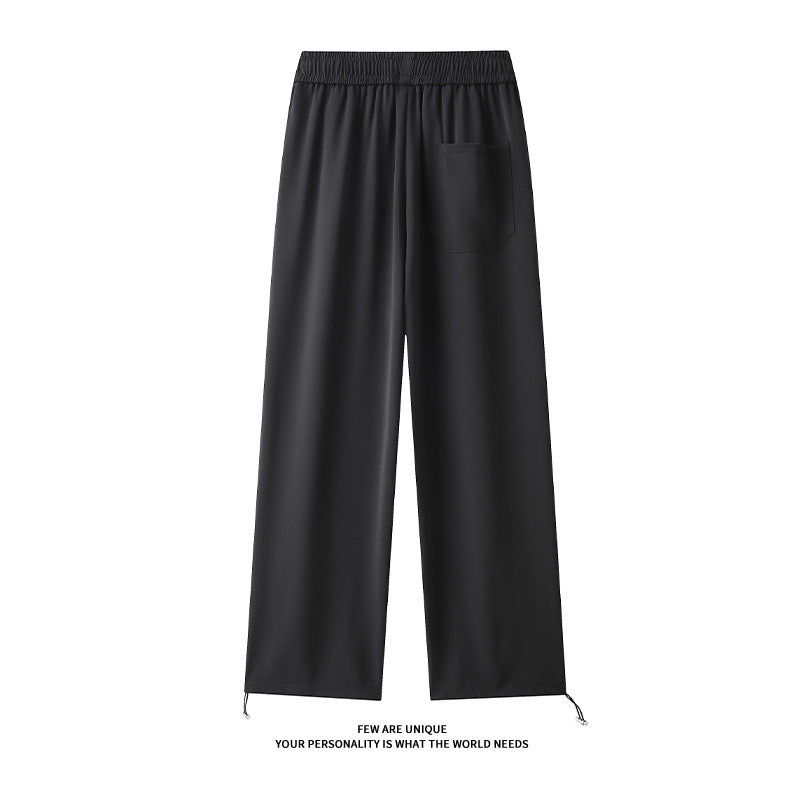 Damernas Löst skurna fritidsbyxor med elastisk midja och justerbar dragsko Eva Jonsson-Eva Jonsson