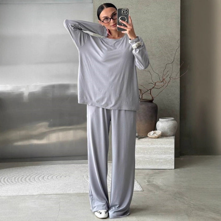 Damernas Lounge-set med knutformad topp av Eva Jonsson-Eva Jonsson