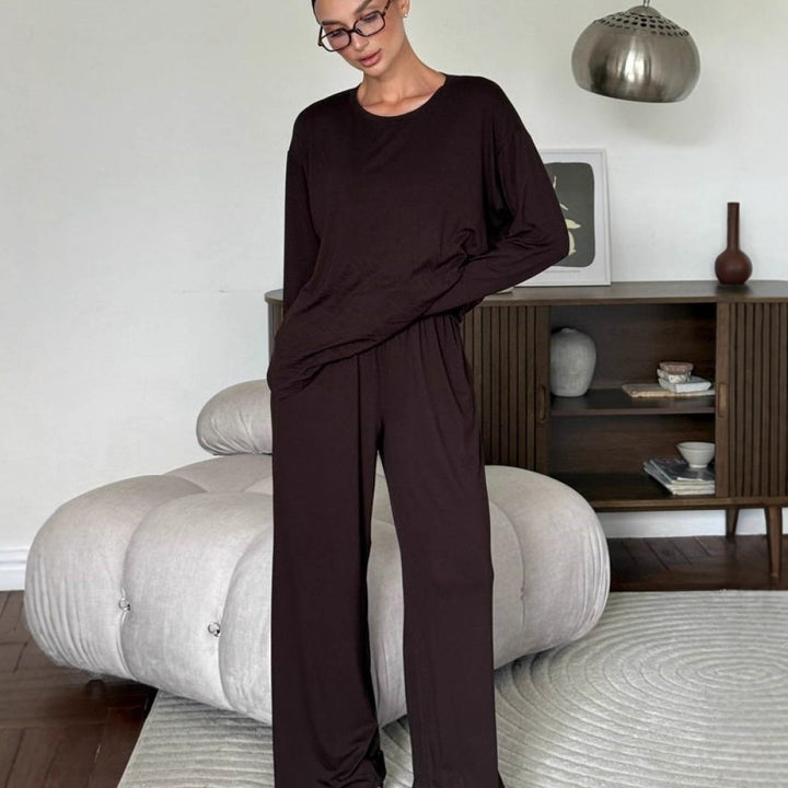 Damernas Lounge-set med knutformad topp av Eva Jonsson-Eva Jonsson