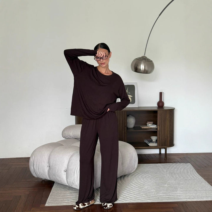 Damernas Lounge-set med knutformad topp av Eva Jonsson-Eva Jonsson