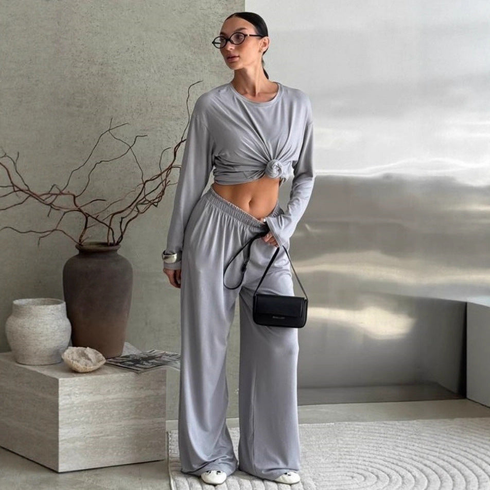 Damernas Lounge-set med knutformad topp av Eva Jonsson-Eva Jonsson