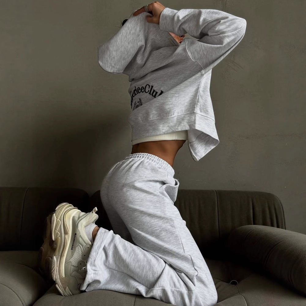 Damernas Loungewear Set med Huvtröja och Vida Byxor Mirla-Eva Jonsson