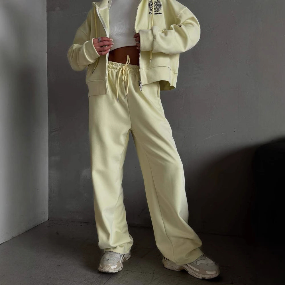 Damernas Loungewear Set med Huvtröja och Vida Byxor Mirla-Eva Jonsson